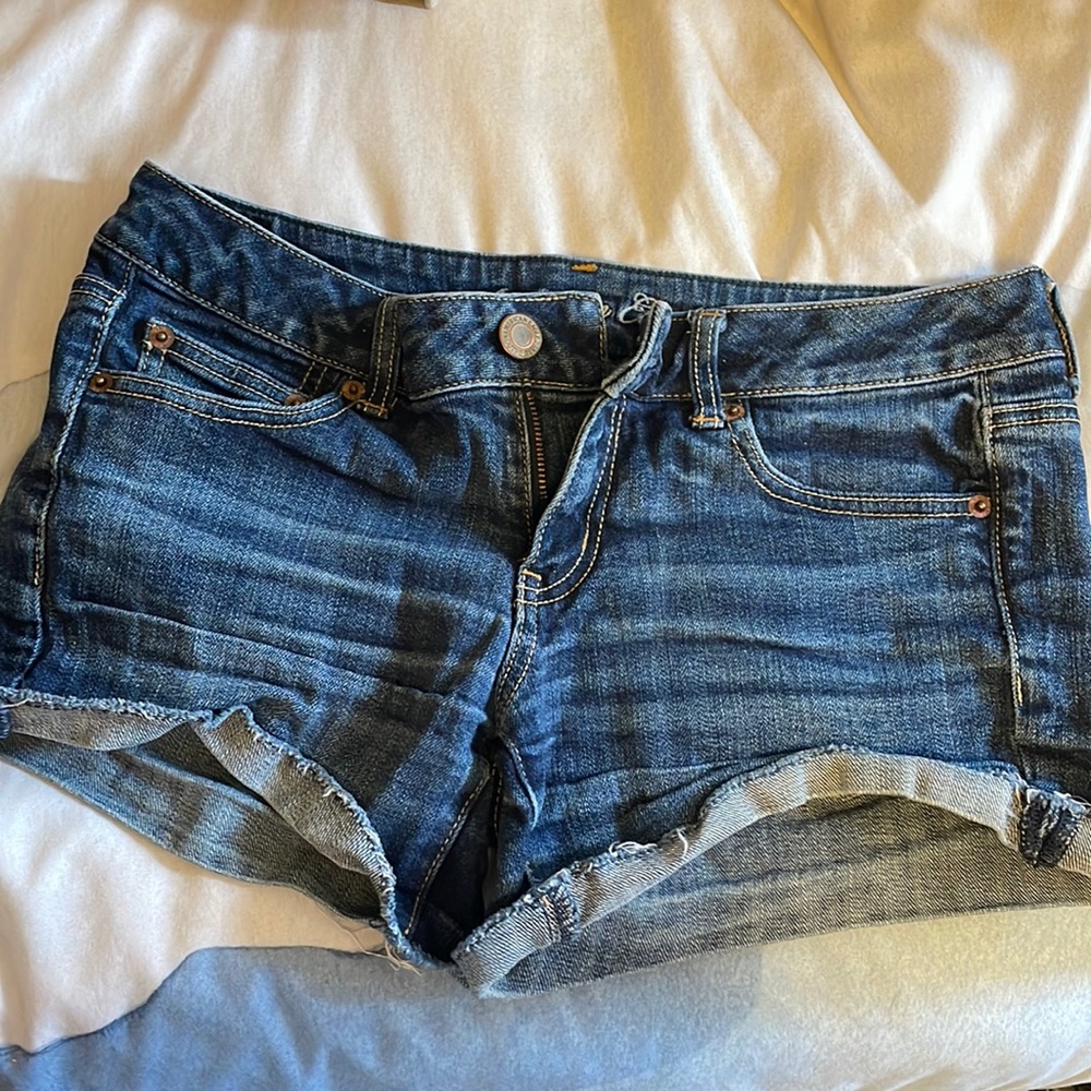 American Eagle jean shorts, size 8